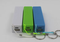 Plastic Keychain Portable USB Power Bank For Smartphones , Usb Battery Backup