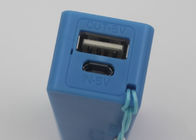 Plastic Keychain Portable USB Power Bank For Smartphones , Usb Battery Backup