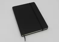 Custom A5 Size Recycled Paper Notebook with Embossed Logo Moleskine Style