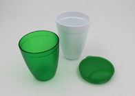 Multi-function Two Cups in One Multi-color Plastic Coffee Cup Water Cup with Lid for Outdoor